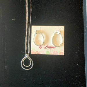 necklace + earrings